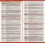 Veranstaltungen 2012/2013 - Zillertaler Gäste Service