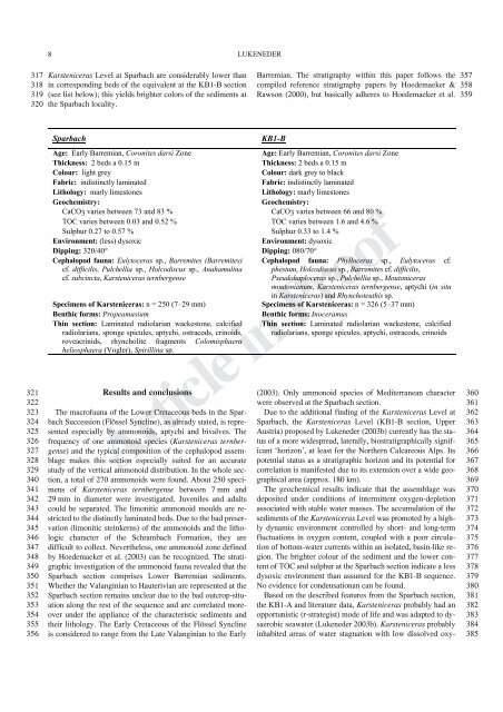 Lukeneder pdf - Naturhistorisches Museum Wien