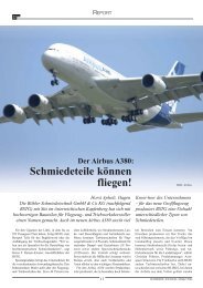 Der Airbus A380: Schmiedeteile können fliegen!