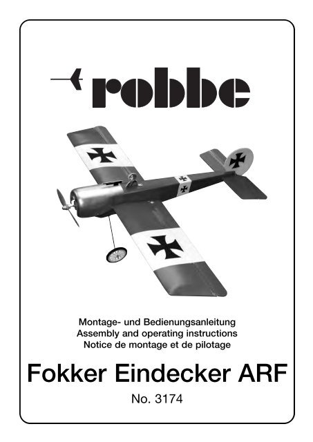 Robbe FOKKER MONOPLANE.pdf - RCtube.eu