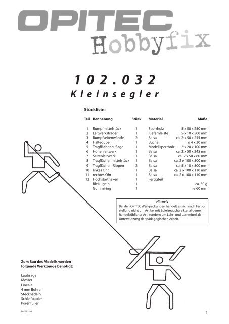 Kleinsegler 102.032