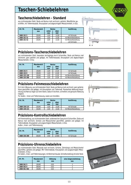 reca-Wasserwaagen reca Wasserwaage