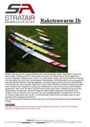 Raketenwurm 2b - Stratair Modelltechnnik GmbH