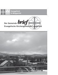 Der Gemeinde Evangelische Kirchengemeinde Langerfeld Februar ...