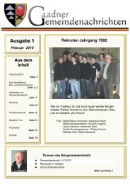 ausgabe 2009(8).pdf - Gemeinde Gaaden