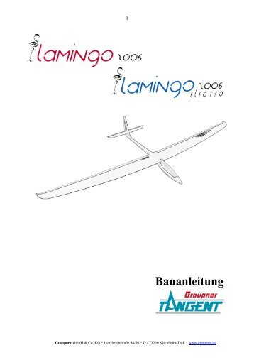 Bauanleitung - TANGENT - Modelltechnik