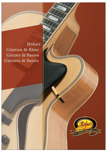 Höfner Gitarren & Bässe Guitars & Basses Guitares & Basses