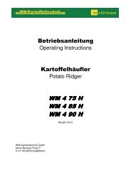 4 Anbau am Traktor - Allgemeine Hinweise - ROPA Fahrzeug