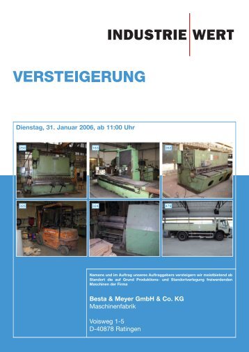Versteigerungs - IndustrieWert GmbH