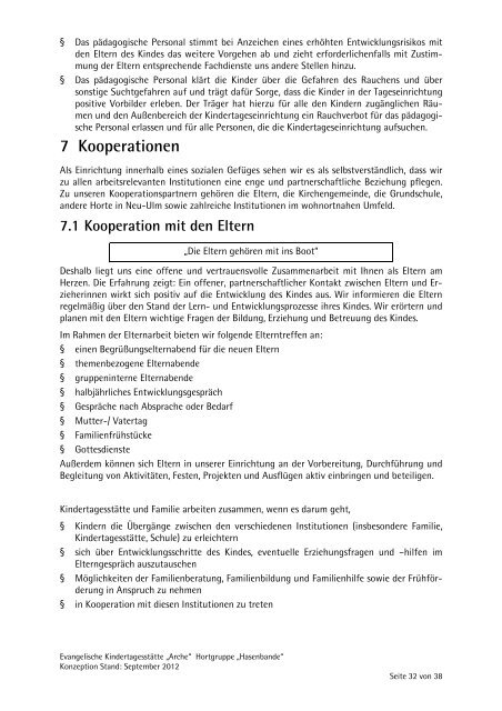 Konzeption Hort - Andreasgemeinde - Telebus