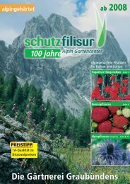 Die Gärtnerei Graubündens - Schutz Samen & Pflanzen AG