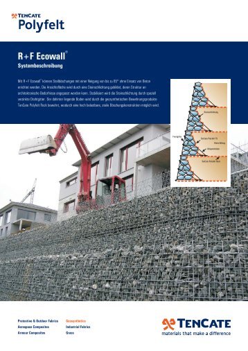 R+F Ecowall - TenCate