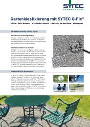 Gartenkiesfixierung mit SYTEC G-Fix®
