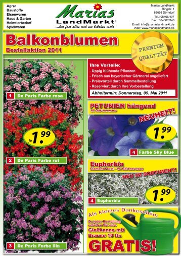 1.99 - Marias Landmarkt Dörndorf