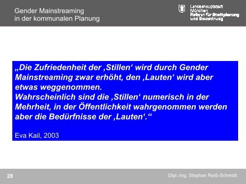 Gender Mainstreaming in der kommunalen Planung - Verband ...