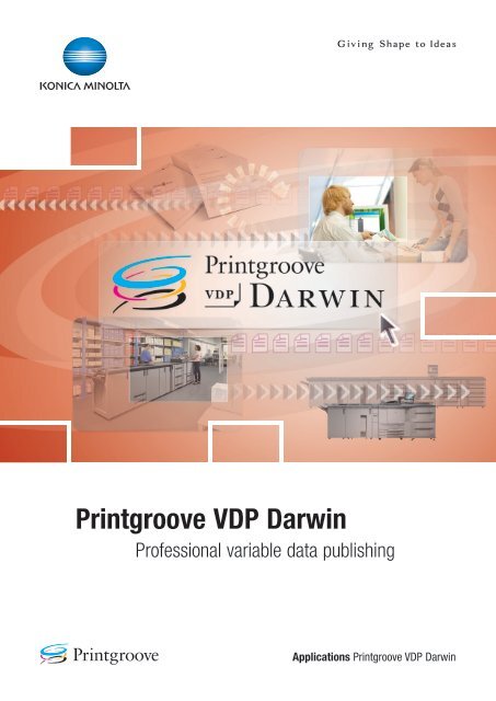 Printgroove VDP Darwin - KONICA MINOLTA | Europe