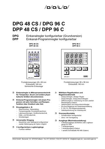 DMP 48 CS - Dold GmbH