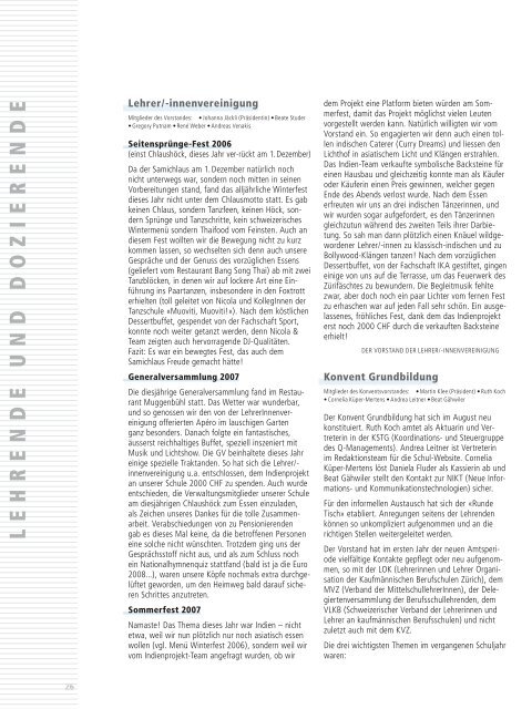 Jahresbericht 2006-07.pdf - KV Zürich Business School