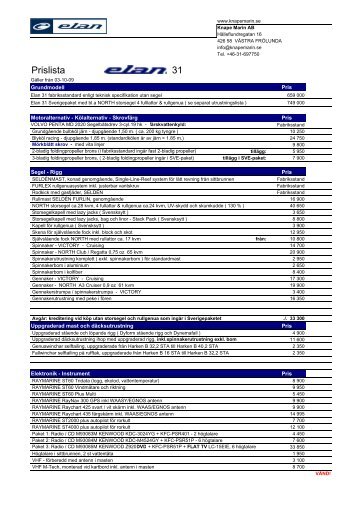 Prislista 31 - Knape Marin AB