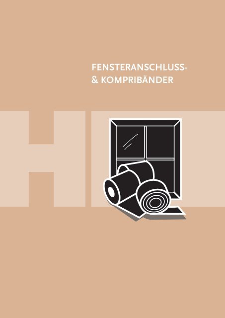 FENSTERANSCHLUSS- & KOMPRIBÄNDER - Harrer GmbH