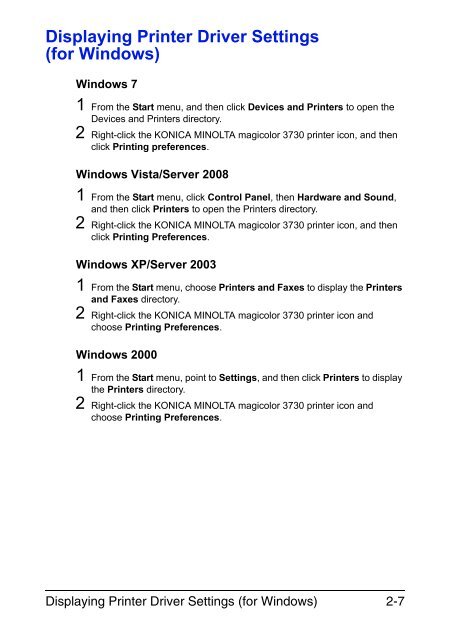 magicolor 3730DN User's Guide - Konica Minolta