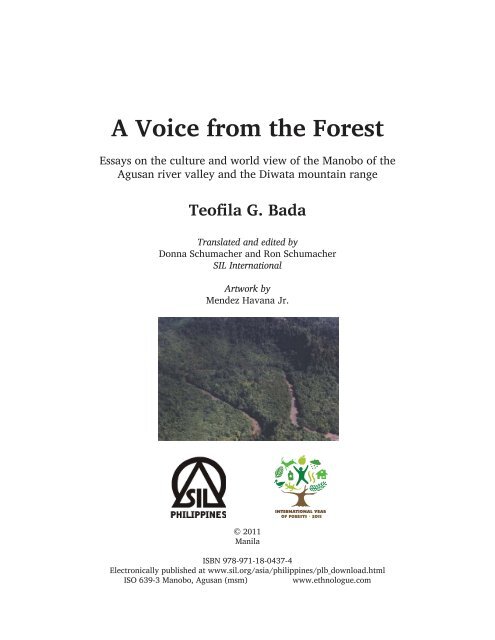 A Voice From The Forest Sil International