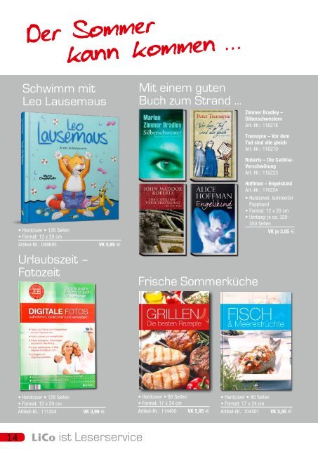 – Leserservice Frühjahr 2012 informiert - Lingen Verlag