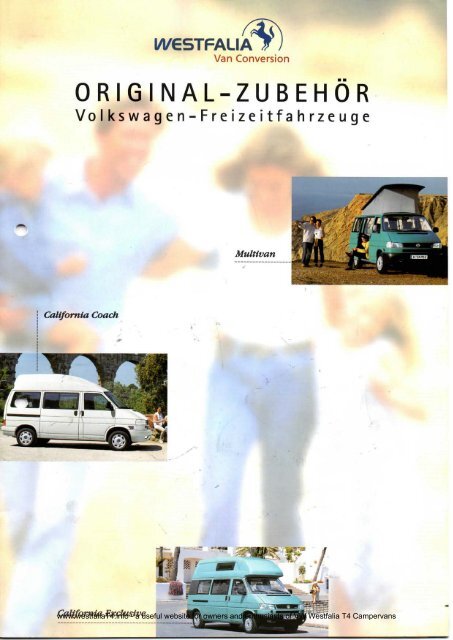 Universal-Zubehor - VW Westfalia T4 Info Site