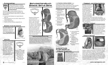 S11_Stratos_Sirrus_OM_ DE[1].indd - Osprey Packs, Inc