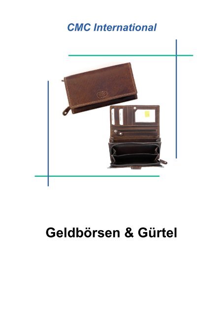 GB &amp; Gürtel - CMC International