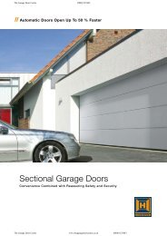 Sectional Garage Doors LPU 40 with Wicket Door