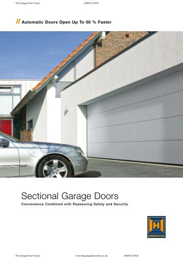 Sectional Garage Doors LPU 40 with Wicket Door