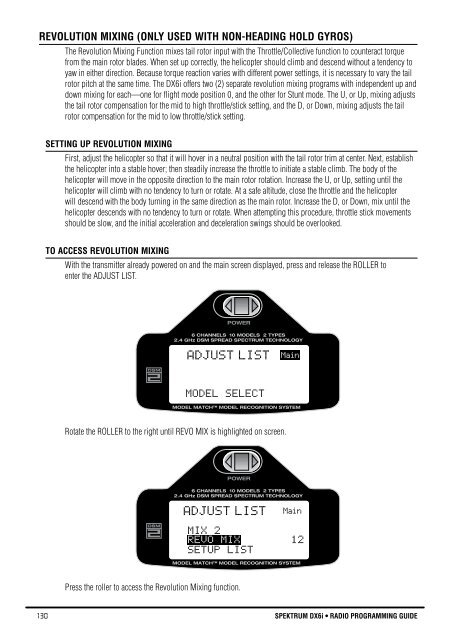 6-Channel 10-Model Memory Full Range DSM2™ 2.4GHz Radio ...