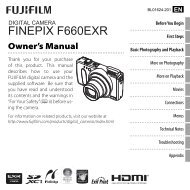 Owner's Manual - Fujifilm