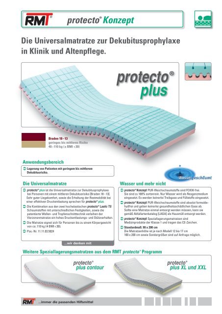 protecto® plus protecto® plus - RMT RehaMed Technology GmbH