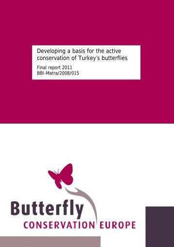 Final Report October 2011 for the BBI-Matra/2008/015 ... - Vlindernet