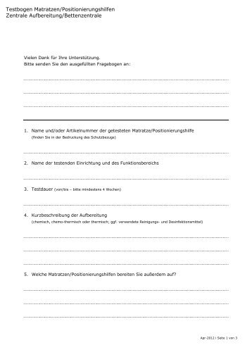 PDF neutraler Testbogen Matratzen/Positionierungshilfen ...