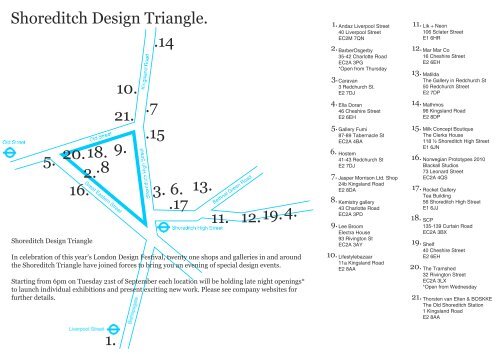 Shoreditch Design Triangle. - Caravan Style