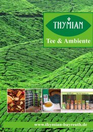 Halbfermentierter Tee aromatisiert - Thymian Bayreuth