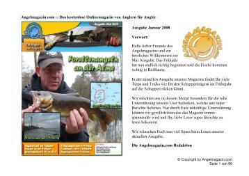 Das Mai Magazin als PDF - Angelmagazin.com