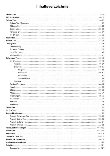 Katalogtitel CDS-Tee GmbH Produktkatalog Gesamtkatalog