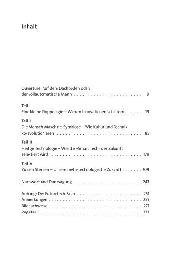 Technolution [Inhaltsverzeichnis und Leseprobe] - Zukunftsinstitut