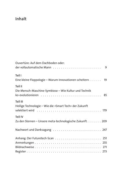 Technolution [Inhaltsverzeichnis und Leseprobe] - Zukunftsinstitut