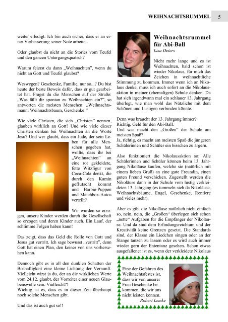 Dezember-Januar 2007/08 - Lutherisch in Nordhorn