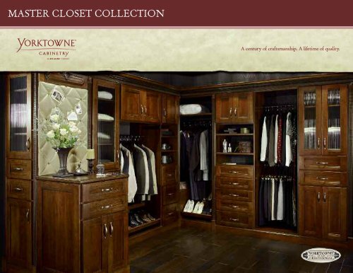 Master Closet Collection Yorktowne Cabinetry