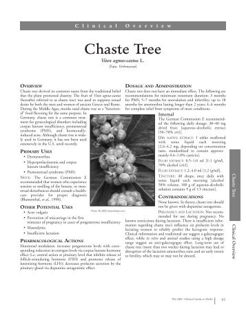 Chaste Tree - American Botanical Council