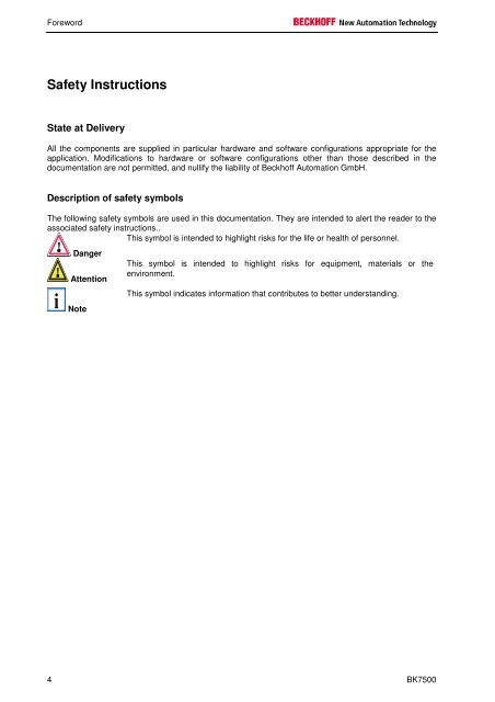 SERCOS Coupler BK7500 - download - Beckhoff