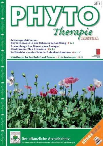 Ihr Wolfgang Kubelka „Verfrühter Mohn...“ - phytotherapie.co.at