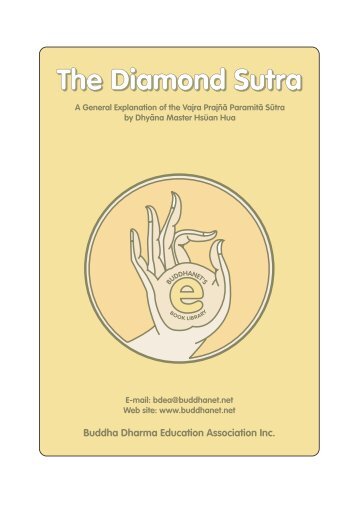 The Diamond Sutra - BuddhaNet