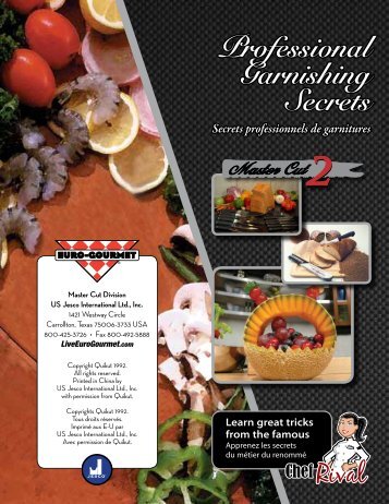 Professional Garnishing Secrets Secrets professionnels ... - US Jesco